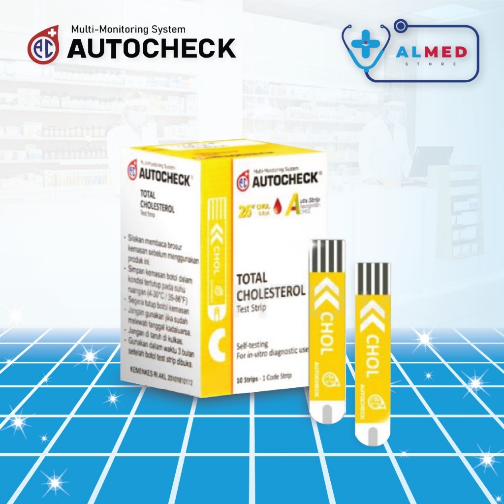 Strip Kolesterol Autocheck / Stik Kolesterol Autocheck