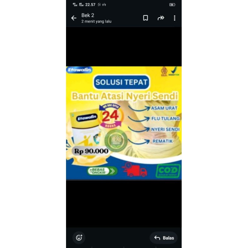 

Susu Kambing Etawalin-Mengatasi Nyeri Sendi Asam Urat Original