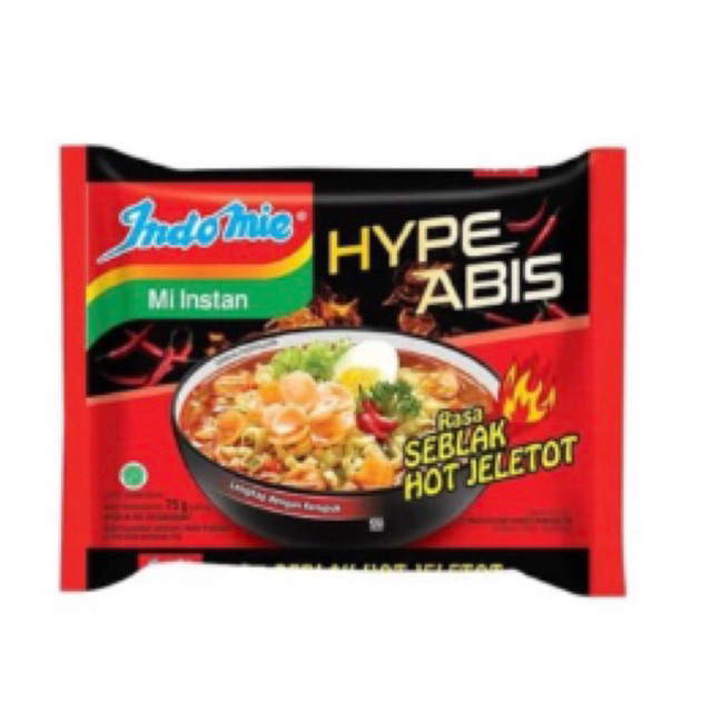 

Indomie Kuah rasa seblak hot jeletot