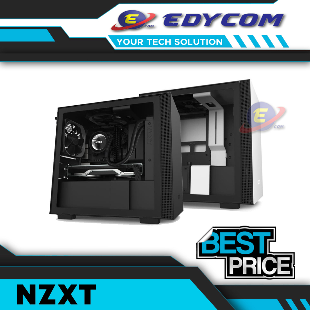 CASE NZXT H210 - MINI ITX TEMPERED GLASS