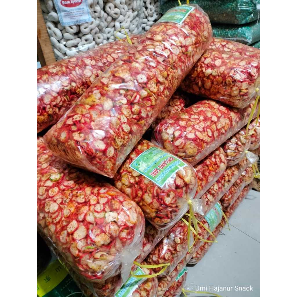 

KERUPUK SEBLAK KENCUR PEDAS hot jalitot 1KG