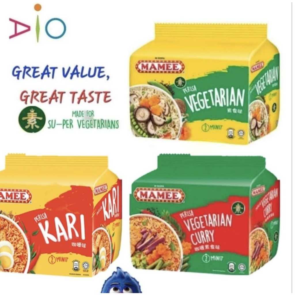 

MAMEE Premium Instan Noodle Vegetarian Curry (isi 5s)