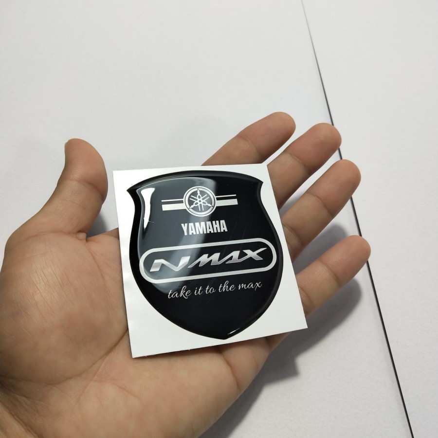 Stiker timbul NMAX hitam