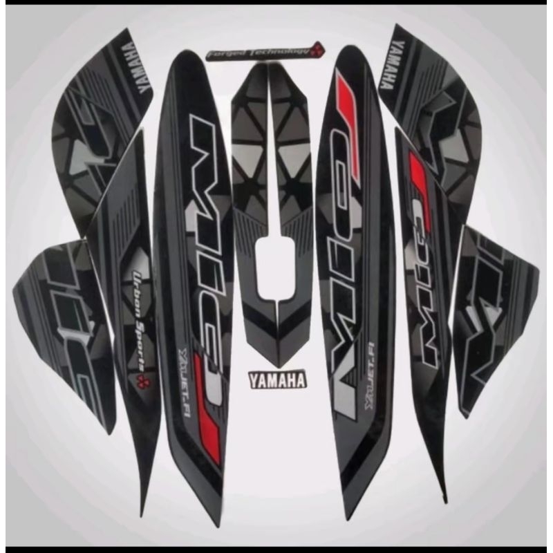 Sticker Striping Lis les Standar motor Mio j tahun 2013