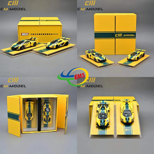 CM64-Mclaren-HEC2024 - CM Model 1:64 Mclaren Senna GTR & P1 GTR SET Hobby Expo China 2024 Exclusive