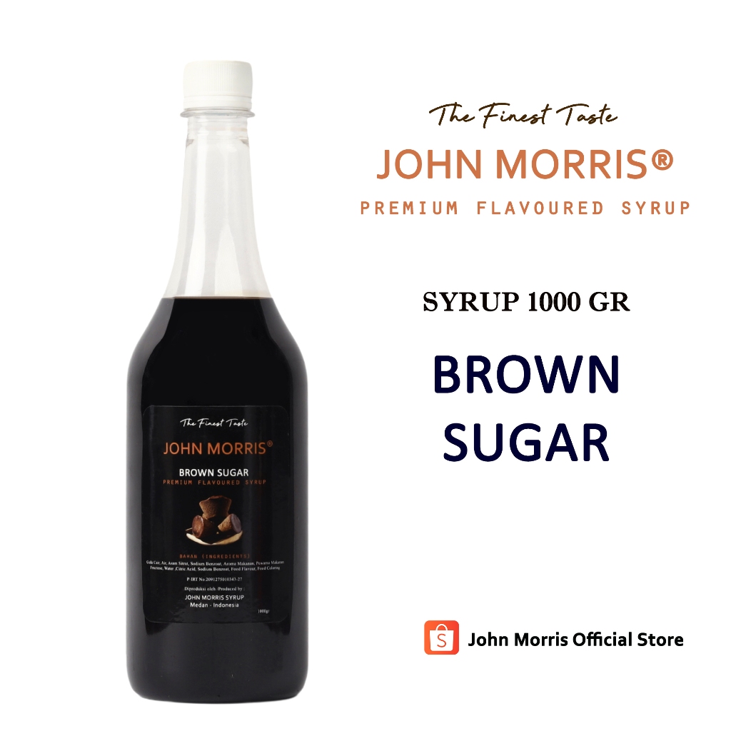 

JOHN MORRIS Brown Sugar Syrup 1000 gr