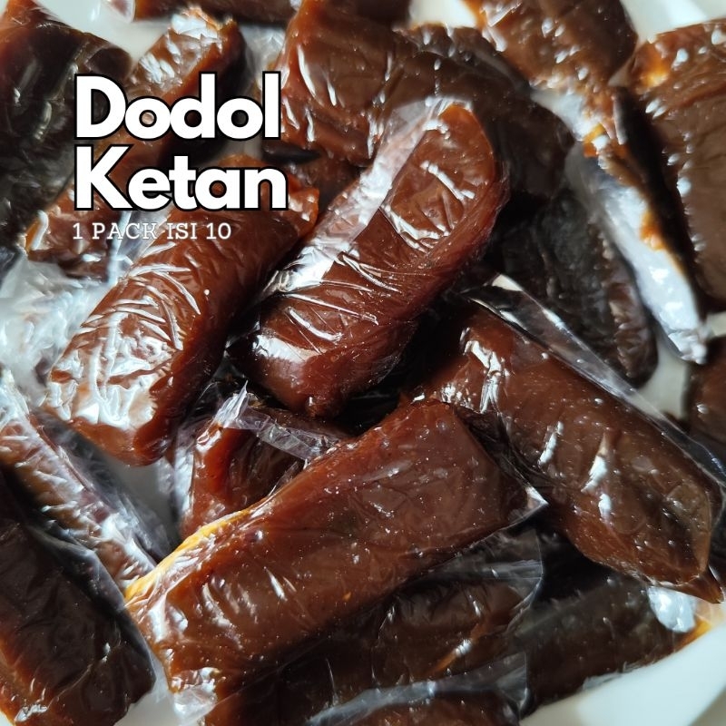 

Dodol Ketan 150 gram Kemasan Mika - Dodol Ketan isi 10