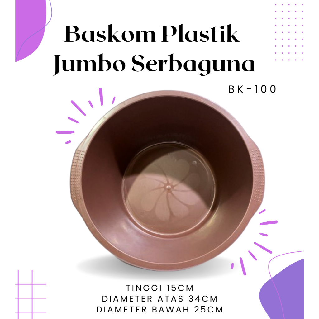 Baskom Plastik Jumbo / Baskom Hajatan / Baskom Cuci Sayur / Baskom Tebal / Baskom 30cm / Wakul hajat