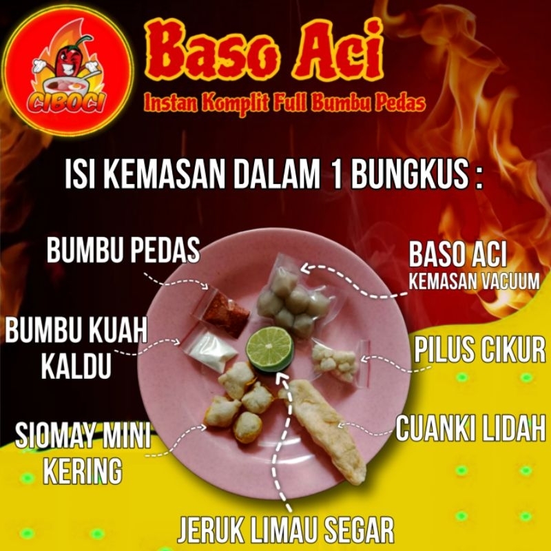 

Paket Komplit Full Bumbu Kuah Kaldu Pedas 1 BUNGKUS SIOMAY MINI / Boci Homemade / Bakso Baci Olahan