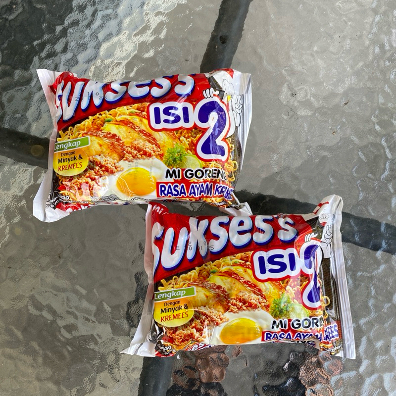 

Mie sukses isi 2 rasa ayam kremes 2 Pcs