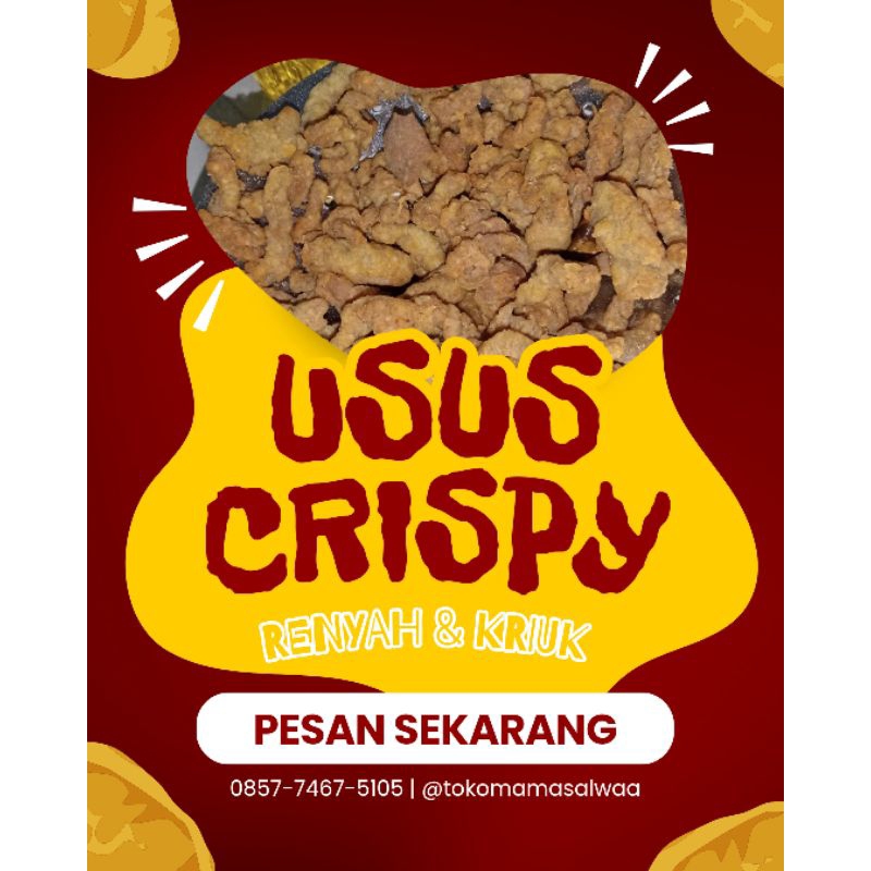 

usus goreng crispy