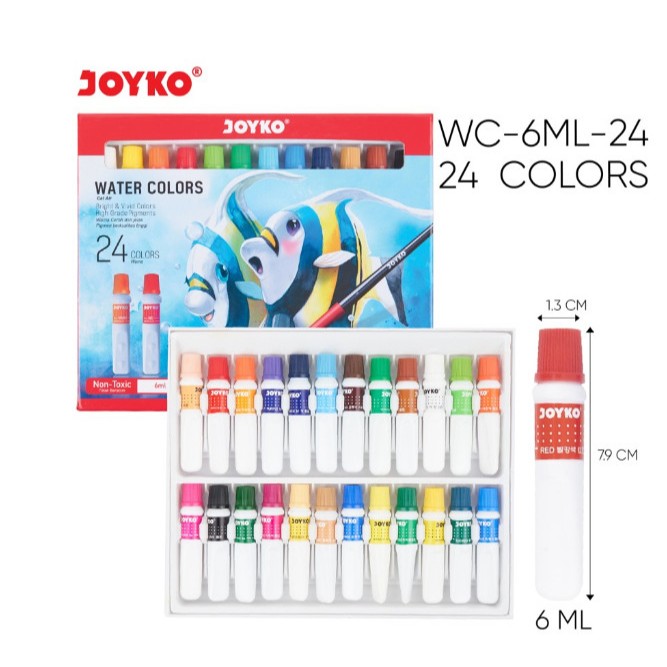 

Cat Air Water Color Joyko WAC - 6ML - WAC -24 WARNA