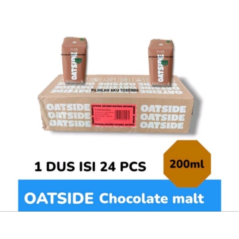 

1 DUS OATSIDE CHOCLATE MALT SUSU OAT MILK ( ISI 24 × 200 ML )