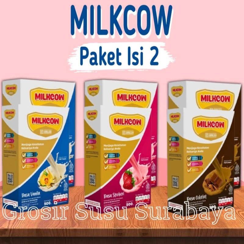 

Promo MILKCOW PAKET 1KG isi 2pcs susu Milkcow 500gr penambah berat badan ampuh untuk anak dan dewasa