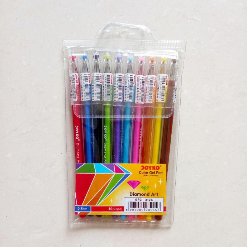 

[ ISI 10 MURAH ] Color Gel Pen Pulpen Warna 0.5 mm - Joyko GPC-310S