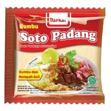 BUMBU SOTO Padang Barkat 5gr Asli Khas Minang