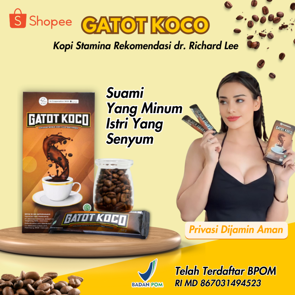 Kopi Gatot Koco By dr. Richard Lee - Gatot Koco Dr Richard 100% Original (Privasi Aman)