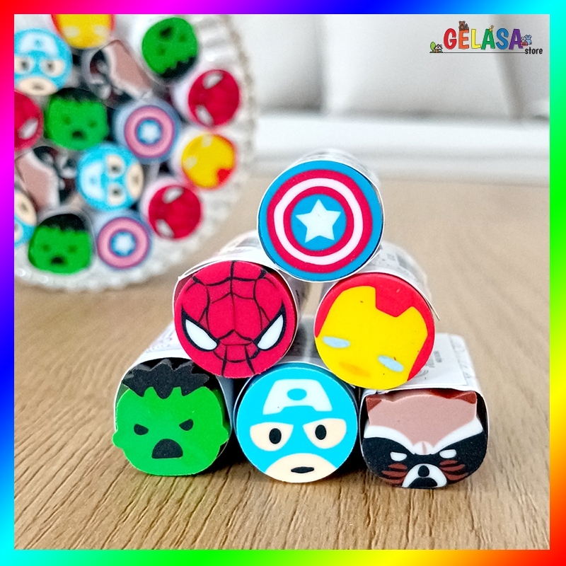 

Gelasa Mini Eraser Penghapus motif Marvel satuan