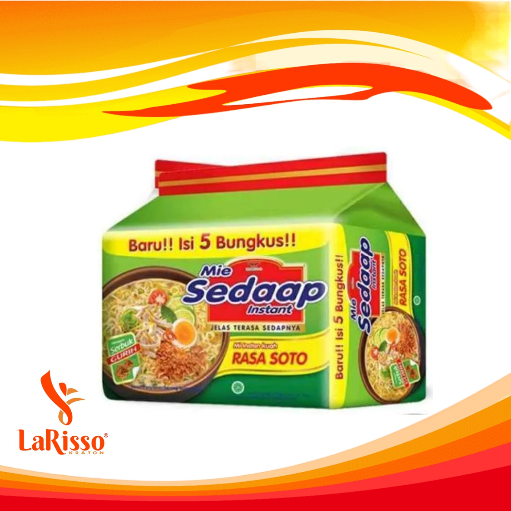 

MIE SEDAAP 75GR ISI 5 PAK SOTO
