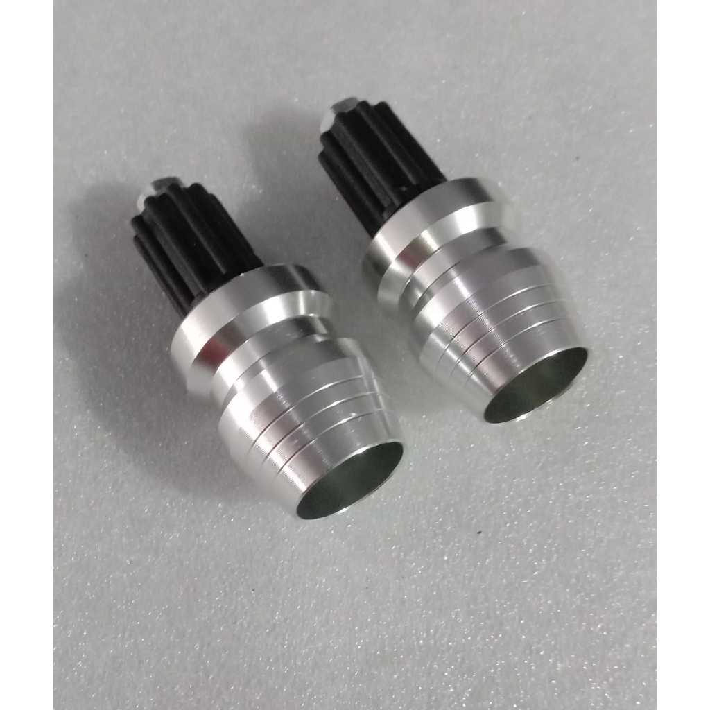 Bandul Stang Depan Sepeda Listrik Motor Universal Silver / Jalu Stang Depan Sepeda Listrik Sepeda Mo