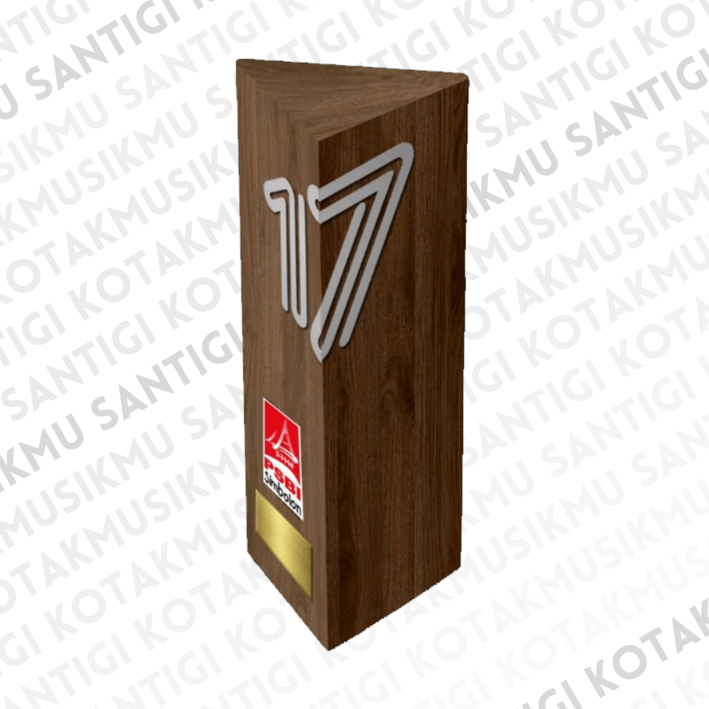 Trophy Kayu Custom (Tipe-10) | Piala Kayu Custom | Plakat Kayu Custom | Plakat Akrilik Custom