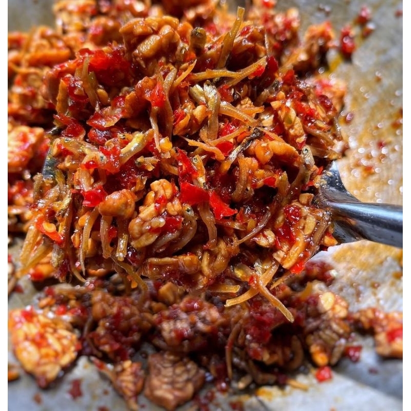 

sambel teri tempe kering