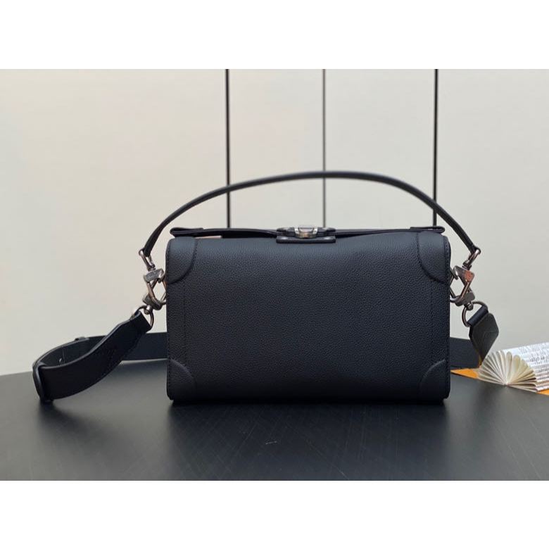Top Original Louis Vuitton LV SOUL SIDE TRUNK EAST WEST Postman Handbag
