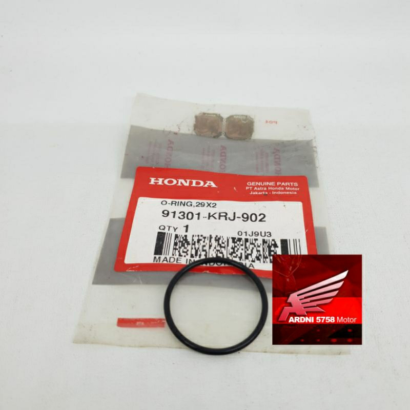 O-RING 29X2 ORING KARET SEAL SIL INTAKE MANIFOLD MANIPOL BEAT VARIO SCOOPY PCX ADV 91301KRJ901 ORIGI