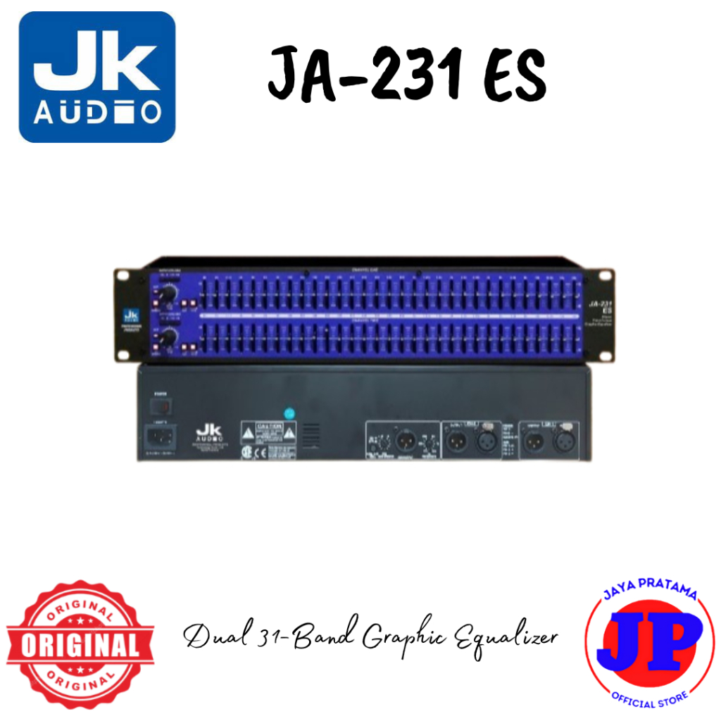 Equalizer Jk Audio JA231 ES Professional Graphic Equalizer Original JA-231