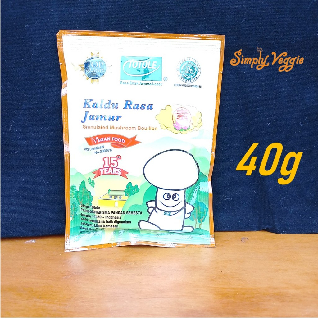 

Kaldu Jamur Totole 40g / Penyedap Rasa Jamur Vegetarian Vegan Halal