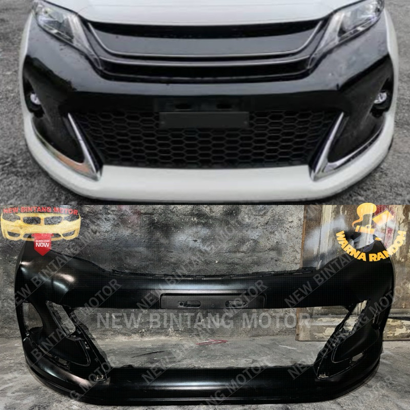 Bumper depan toyota harrier GS 2015 2018 original