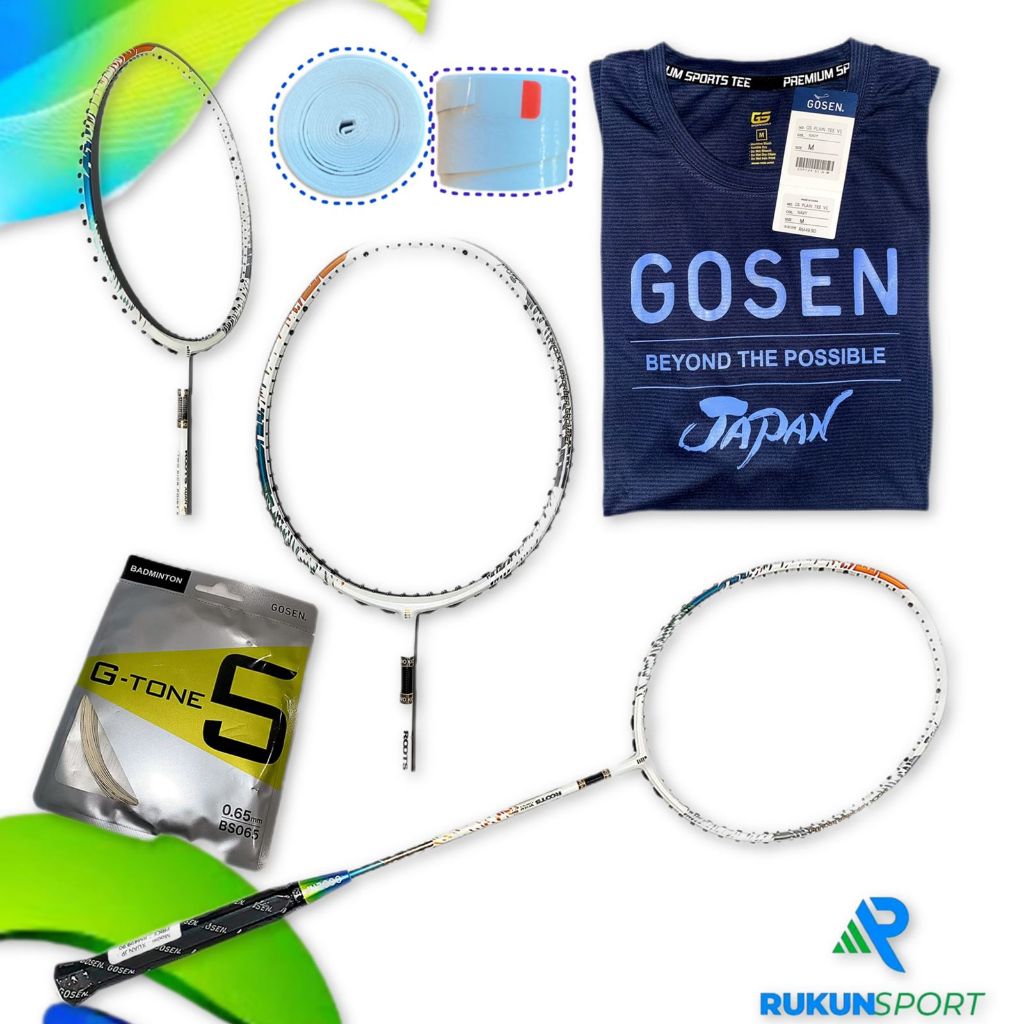Raket Badminton GOSEN ROOTS XUAN JP 1 (White)