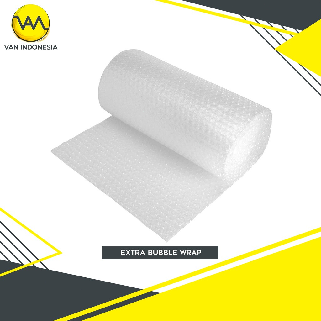 

Extra bubble wrap menjamin keamanan produk dan cocok untuk semua produk di toko kami