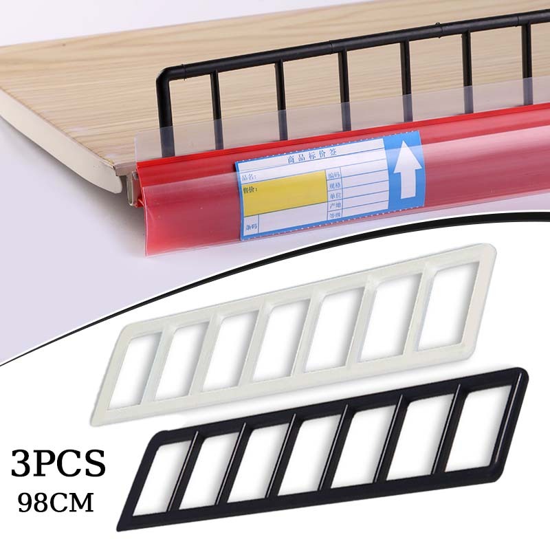 3pcs Pembatas Rak Minimarket/Pembatas Rak Gondola/Pagar Rak Gondola/Stopper Rak Minimarket