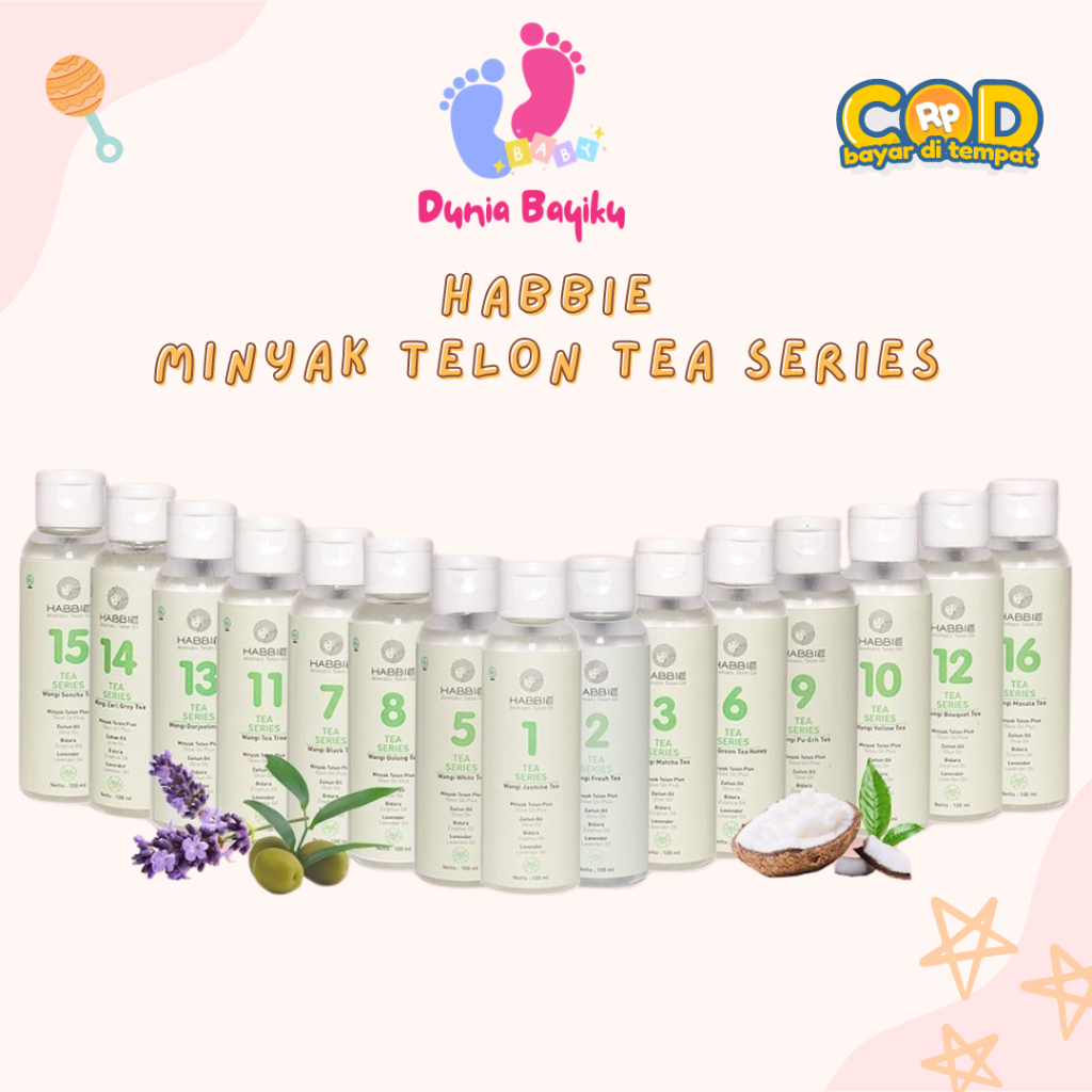 Habbie Aromatic Minyak Telon Tea Series 100 ml