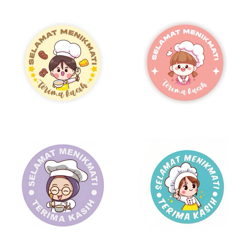 

Sticker Packaging Makan 10pcs