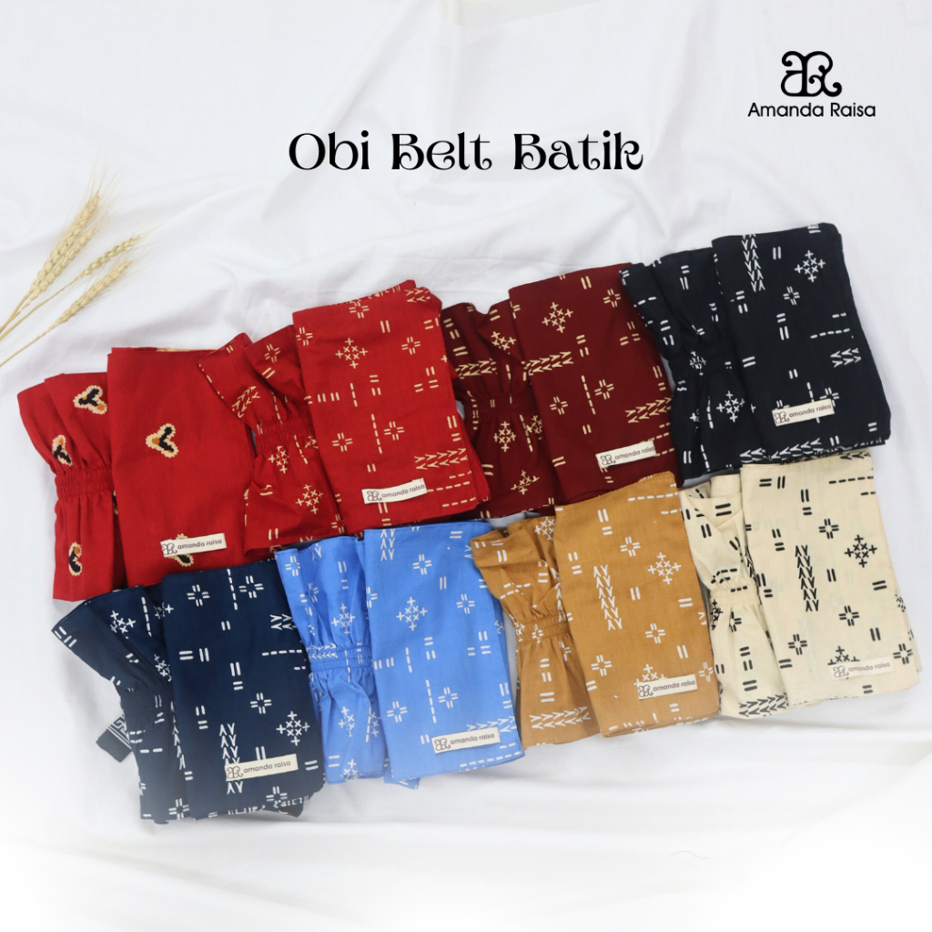Obi Belt Batik Ikat Pinggang Wanita