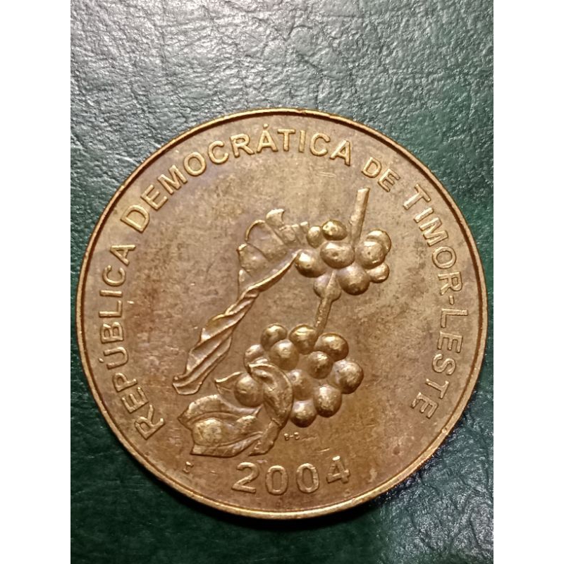 Koin Timor Leste 50 Centavos Tahun 2004