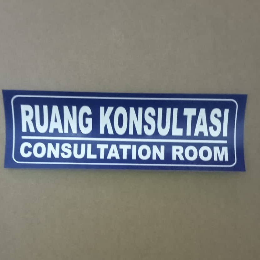 

STIKER RUANG KONSULTASI 10X30CM SING RAMBU K3