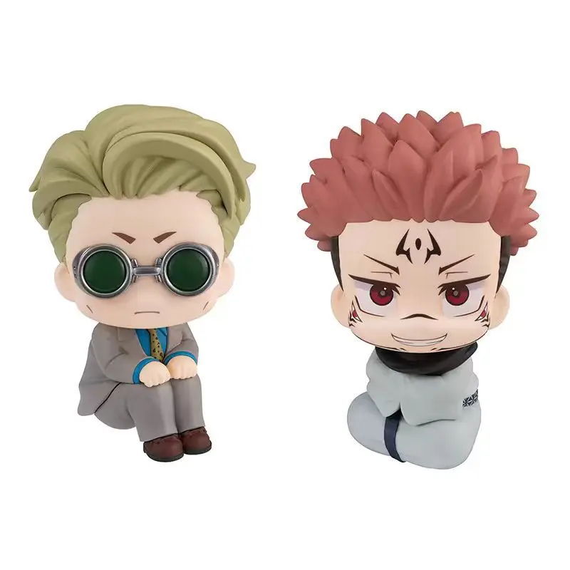 10cm Cartoon Ryomen Sukuna Figure Gk Jujutsu Kaisen Figurine Sukuna King of Artist Toys Sitting Mode