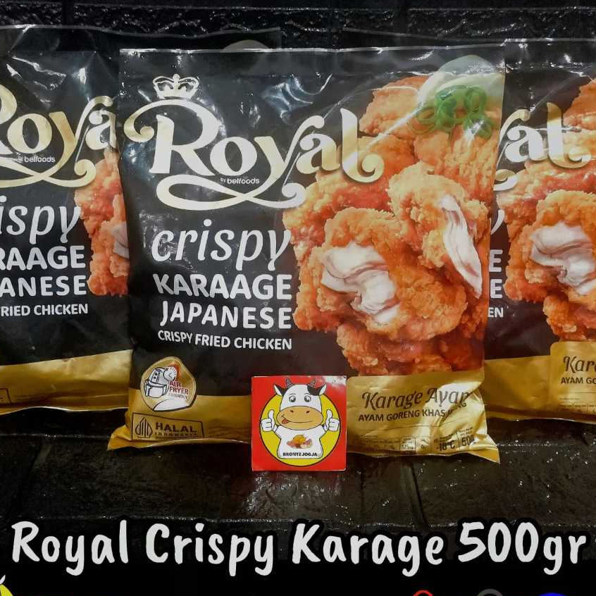 

ROYAL CRISPY KARAAGE JAPANESE 500GGR-FROZEN FOOD-BRONTZ JOGJA