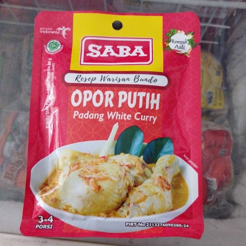 

SABA Bumbu Opor Putih 40gram