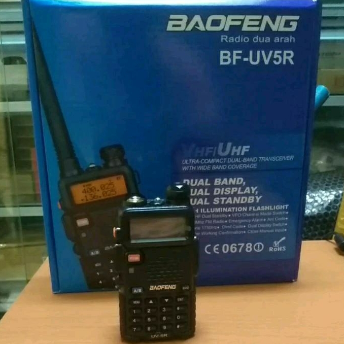 Baofeng BF-UV5R HT Dual Band Original Garansi 1 Tahun Baofeng UV5R