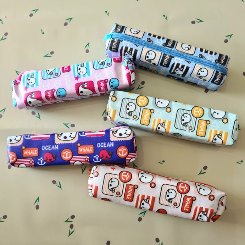 

#Qreinashop Tempat Pensil Karakter Seri Whale Ocean
