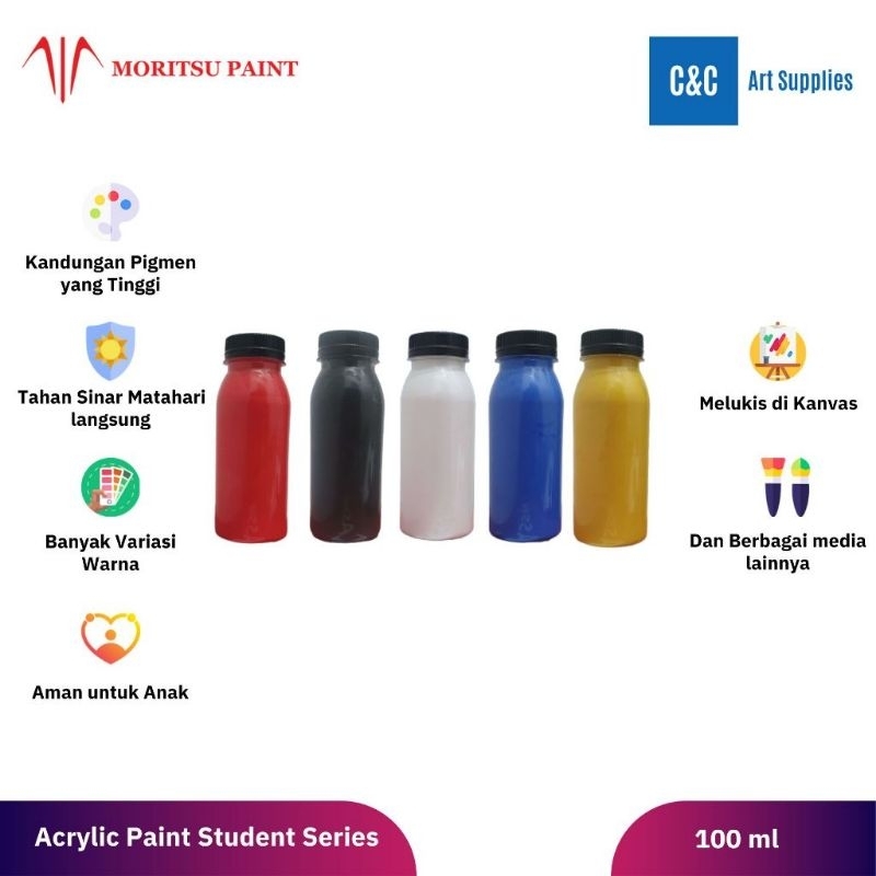 

cat air acrylic 100 ml hemat lebay