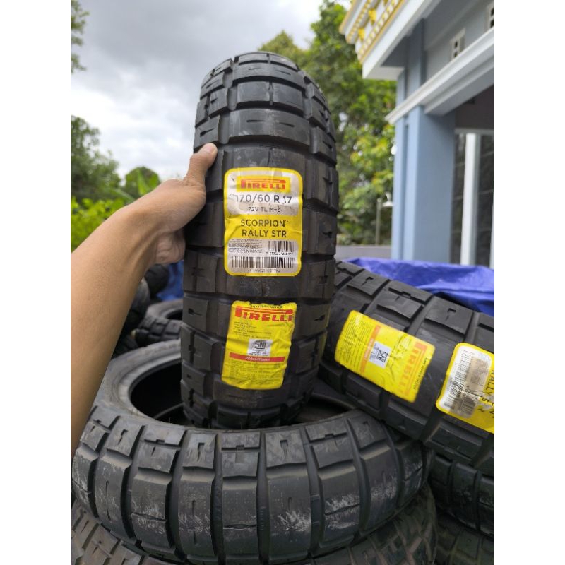 Ban Pirelli 170/60-17 scorpion rally str 170 60 ring 17 promo cuci gudang baru stok lama