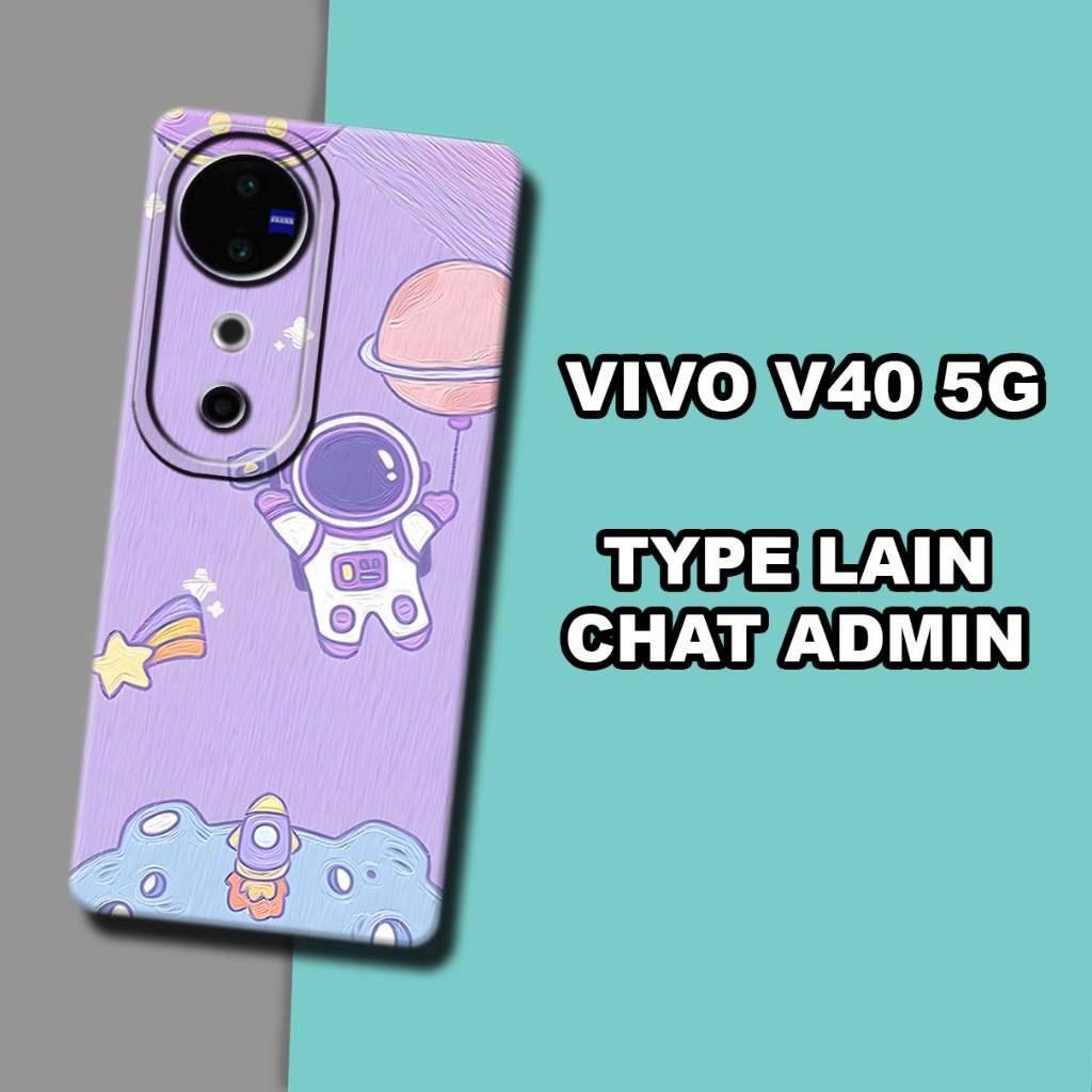 (GC15) Softcase karet Hp VIVO V40 5G | Case Motif Anime Nasa | Case VIVO V40 5G Silikon Tpu Pro Came