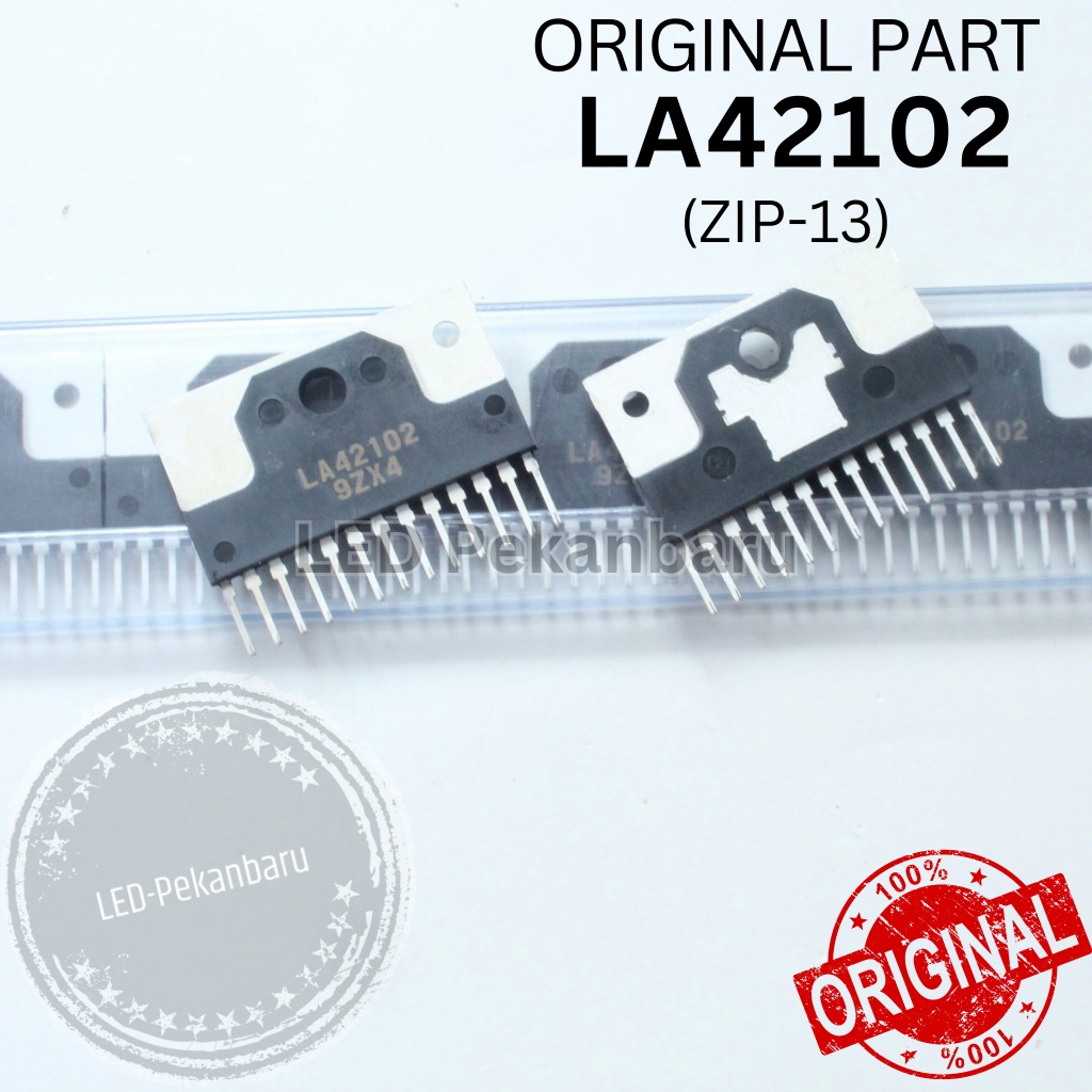 ORIGINAL IC LA42102 LA 42102 POWER AMP ATAU AUDIO OUTPUT