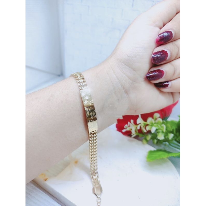 Gelang tangan rantai Cartier titanium fashion wanita