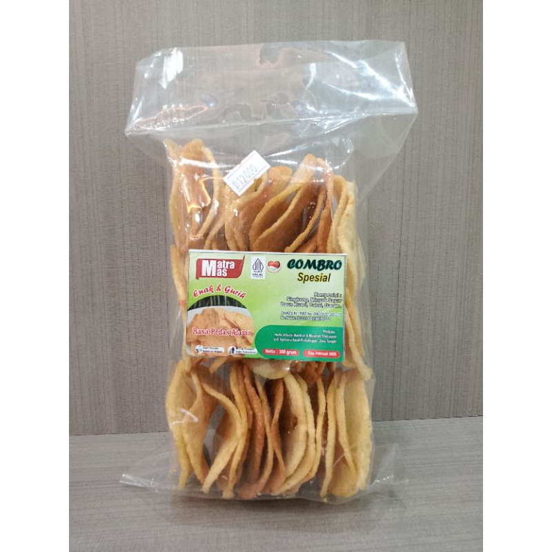 

Matra Mas Keripik Combro Special Enak Gurih Renyah Pedas Snack Food Makanan Camilan Kripik Cemilan Goreng Crispy